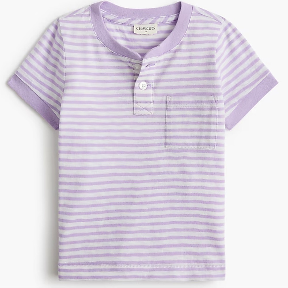 J. Crew Crewcuts toddler boys striped henley tee - Size 2T - NWT!! kids tops top